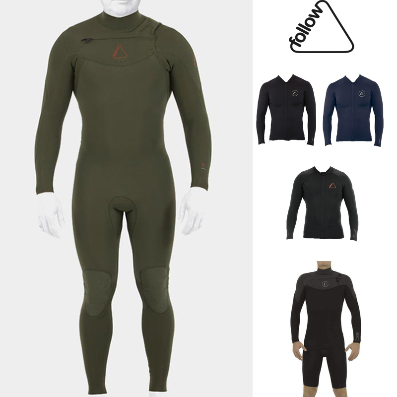 Australia FOLLOW men's cold-proof clothing cold-proof gel clothing 3 2MM snorkeling surfing body wet clothing