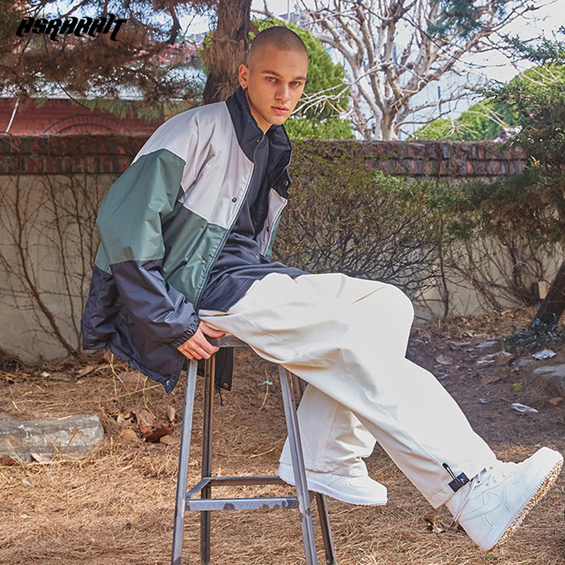 Spot 2122 Korean tide brand BSRABBIT ski pants waterproof leg straight loose men's and women's reflective snow pants