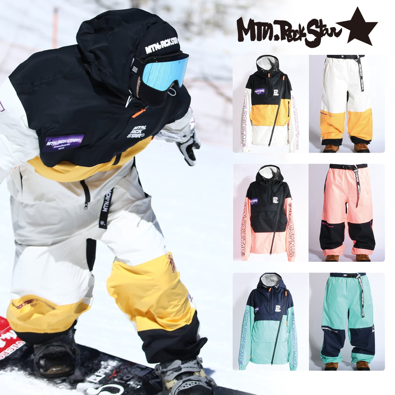 Japan Mrs New Waterproof Breathable Pullover Ski Jacket Men's and Women's Ski Pants Top Snowboard Clothing