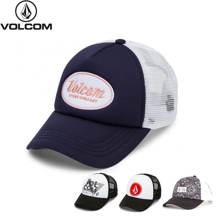 US VOLCOM Diamond Ladies Baseball Cap Tide Brand Street Mesh Adjustable Breathable Skateboard Hip Hop Cap