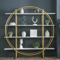 Living room Office entrance partition Light luxury shelf Flower rack Multi-layer storage partition Makeup rack Nordic Wrought iron