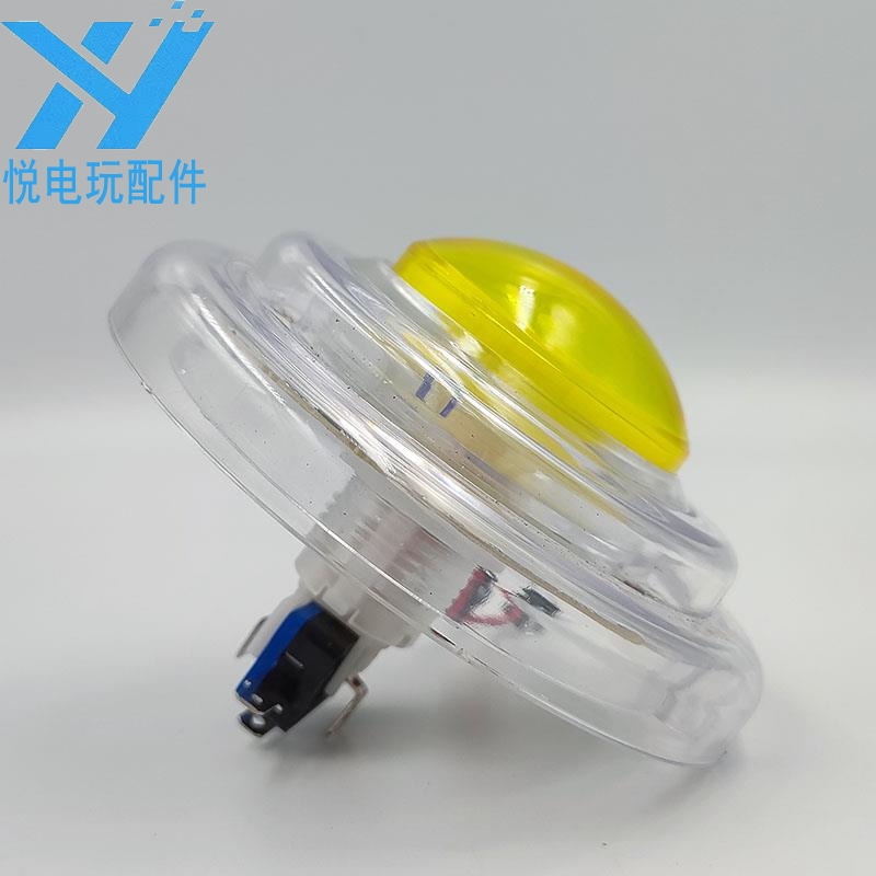 110mm Button with Full Transparent Frame and Acrylic Light Cover, Colorful Light Board, Basketball Machine Game Console Accessories, Illuminated Buttons 110mm Button with Full Transparent Frame and Acrylic Light Cover, Colorful Light Board, Basketball Machine Game Console Accessories, Illuminated Buttons