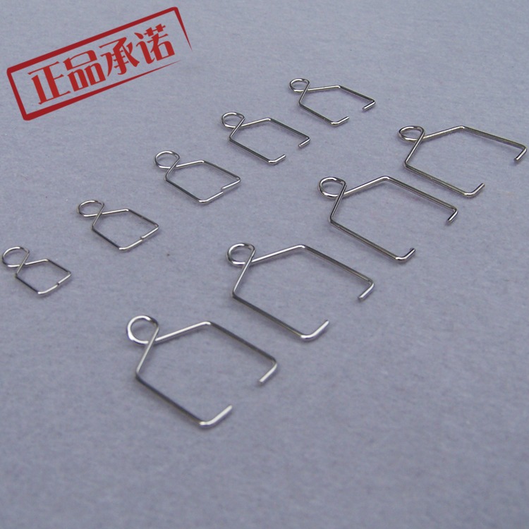 high quality door print button opening ring clip gold crystal pendant hook lamp accessories small hook card