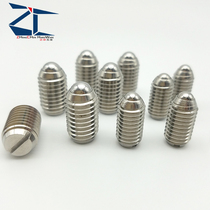 ZC103-3-3 stainless steel lined groove ball head plunger spring positioning bead beading screw M3-M5 length