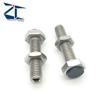 Hexagon-type stop bolt adjustment block anticollision buffer rubber head screw USTH8-20