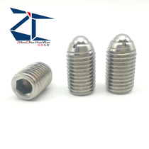 304 stainless steel with threaded head ball head ball overlight loading type spring plunger positioning ball BMS3 4 5