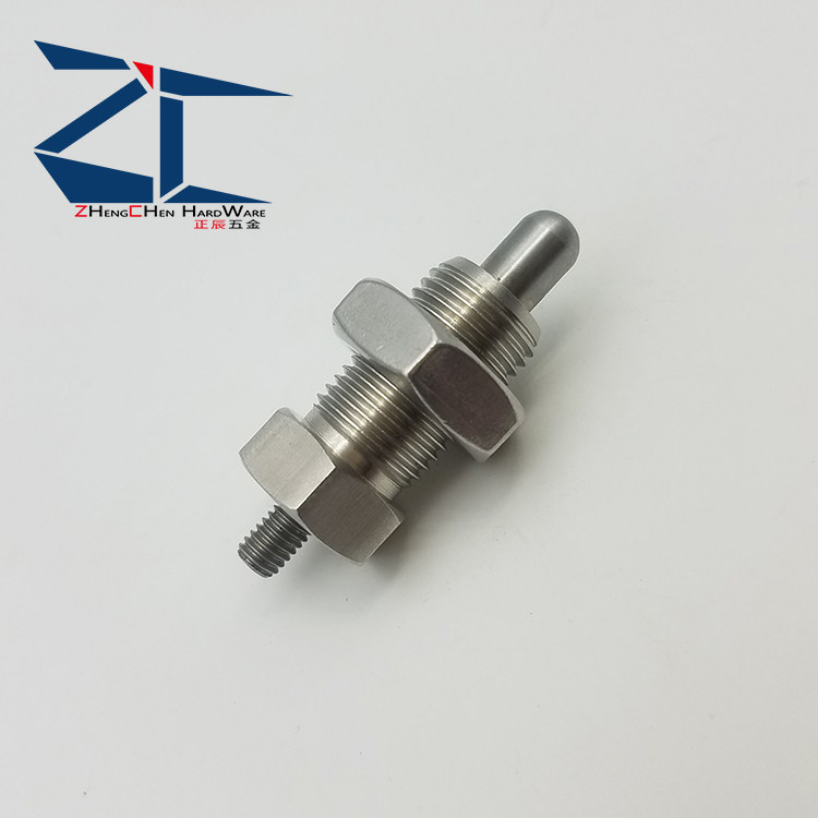 Stainless steel threaded mounting type knob plunger without head type indexing pin SXNA SXNK10 12 16