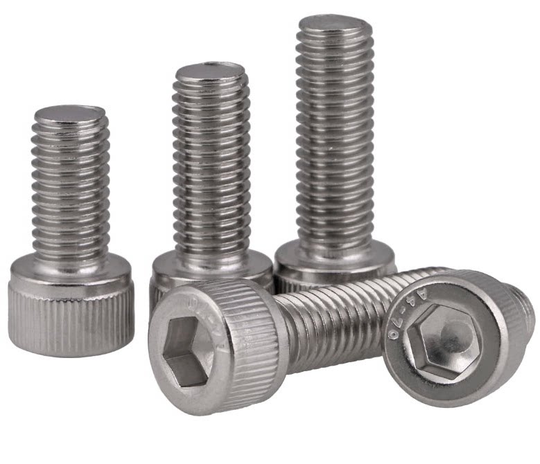 Stainless steel US-made inner hexagonal cup head bolt UNC cylindrical head hexagonal screw 5 16-18 * 3 4
