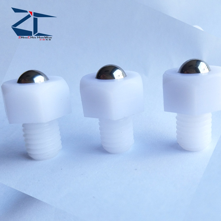 BCHLJJ5 6 8 10 12 12 20 20 steel ball rollers nylon body universal metal rollers