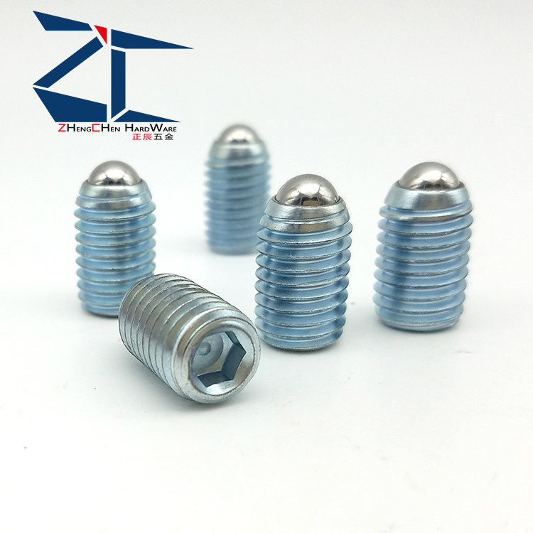 With threaded spring locking pin overweight load-type ball head plunger paparazzi screws BPQ3 4 5 6 8 10