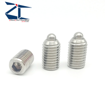Stainless steel body short spring plunger SPJY ultra-light loading type threaded positioning lock pin (ZC202-4-1H)
