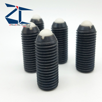 Glengthened ball head plunger lightly-loaded resin bead spring plunger NPJR3-M16 slingshot positioning bead