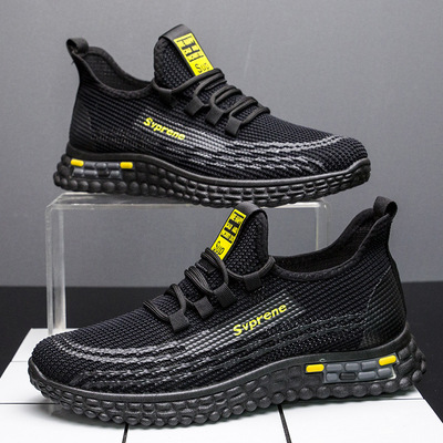 夏季透气网面男鞋休闲运动鞋跑步鞋子男