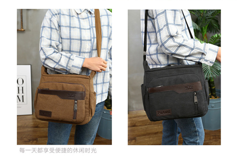 Túi đeo vai nam mới Túi vải Messenger Túi xách nam túi đeo chéo thể thao túi xách chéo túi xách charles & keith