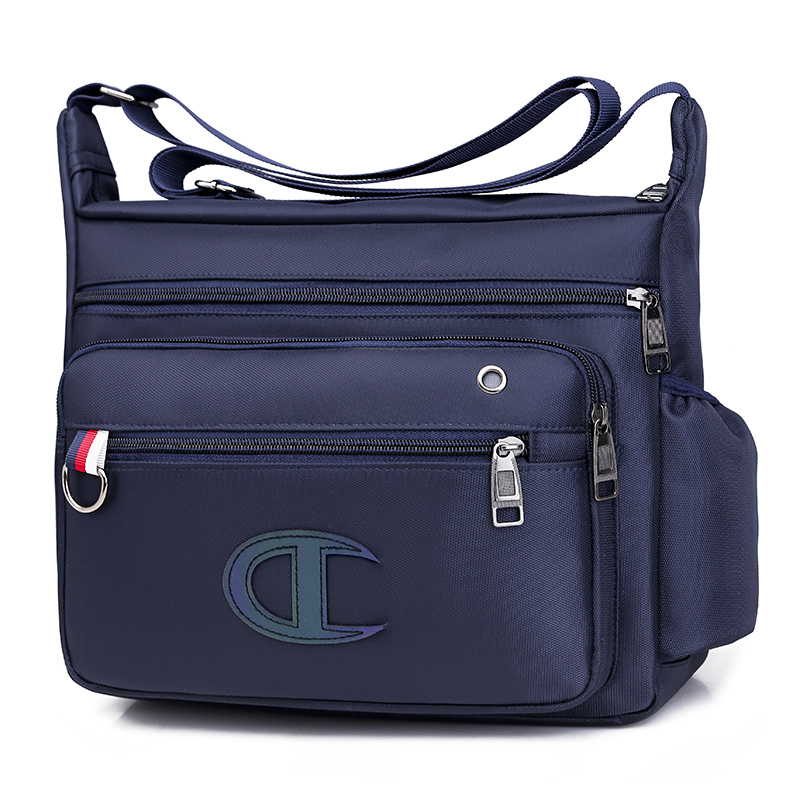 Oxford Cloth Man Bag Single Shoulder Bag Casual Business Slant Satchel Waterproof Large Capacity Men's Bag Canvas Wave Men Satchel Bag