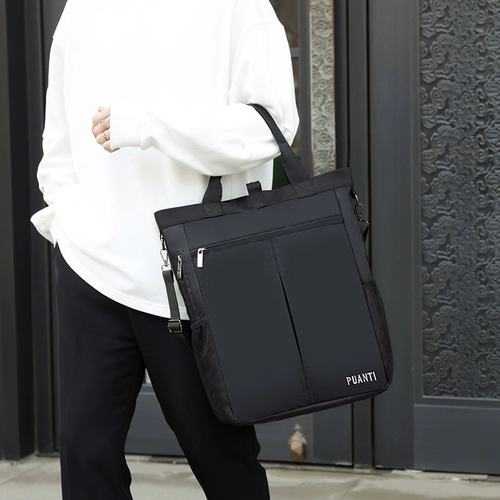 Новая оксфордская ткань ручная упаковка мужской бизнес -пакет большой емкость.