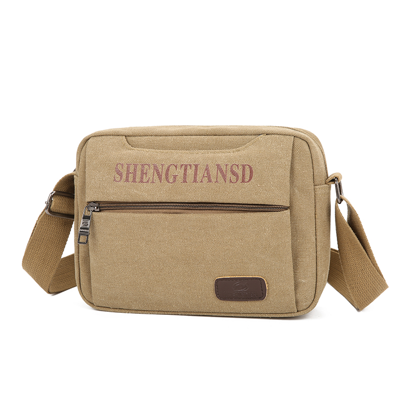 Men's sails buns bag Single shoulder bag Han version Tidal Casual Canvas Man Bag Business Vertical OUTDOOR SHOULDER BAG CROSSWALK Diagonal Satchel