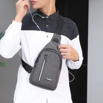 Chest Bag Mens Messenger Bag Mens Bag Shoulder Bag Canvas Casual Backpack Sports Small Bag Oxford Cloth Bag Korean Trend