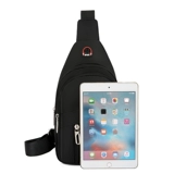 Мужская тканевая нагрудная сумка, сумка на одно плечо, поясная сумка, в корейском стиле, ткань оксфорд