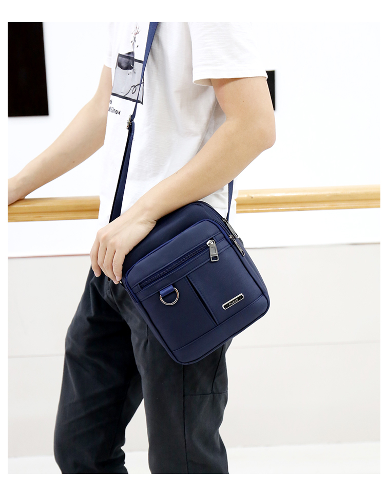 Túi đeo chéo nam túi xách nam bình thường không thấm nước Oxford vải nylon xách tay Messenger túi vải ba lô chéo ví lv