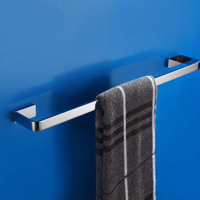 German Contemporary Full Copper Towel Rod single pole Makeup Room Hair Towel Rack Bathroom Hardware Pendant 30 30 40 50 60cm