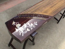 Yangzhou Fairy National Musical Instrument factory Mahogany antique piano inlaid frame Magnolia inlaid snail Guzheng factory direct sales