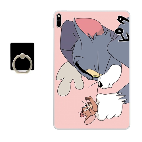 Новый продукт Huawei Matepad 10,4-дюймовый защитный набор таблеток Custom MatePad 10,4-дюймовый оболочка антифекционной защитной оболочки всесторонний край BAH3-W09 Силиконовый BAH3-AL00 Cat and Mouse