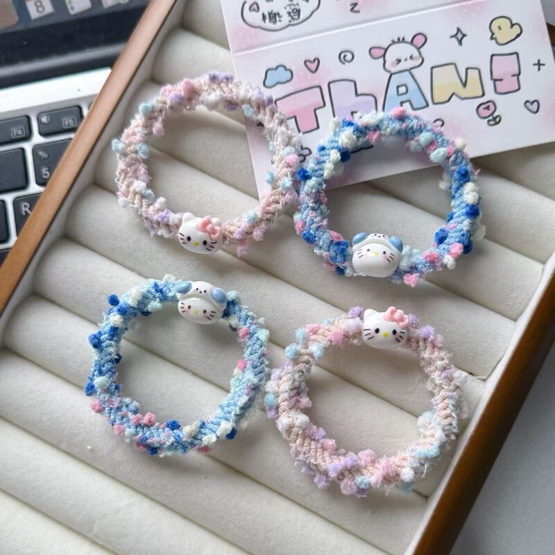 Cat Hair Ties for Girls, Small Elastic Bands for Tying Hair, Gift for Boyfriend, Cute Hair Ropes, High Elasticity Hair Rings, Popular Online