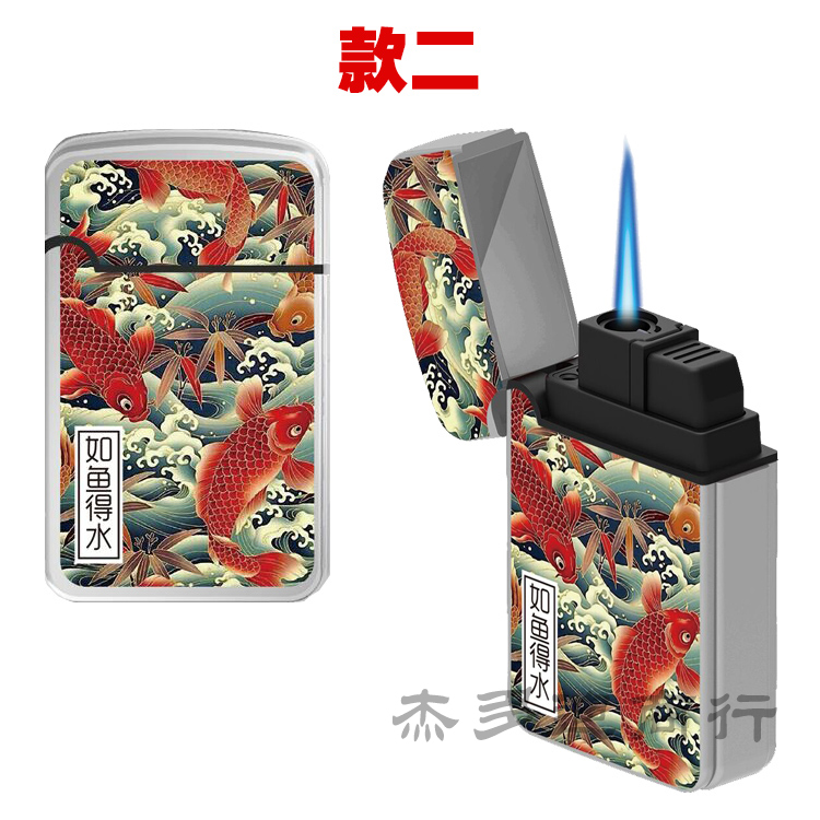 Súng phun hơi mới ZENGAZ Inga Hà Lan phun chống cháy nổ cá tính sáng tạo nhựa ukiyo-e bật lửa clipper