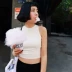 Áo len nữ cao cấp tùy chỉnh 2018ins đêm bên trong áo ngắn tay không tay của phụ nữ mặc áo ngoài quần thể thao nữ Áo ba lỗ