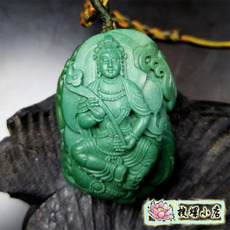 аксессуары для шеи 湖北松石精雕普贤菩萨吊坠/l Shop No.