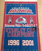 Ice hockey Colorado Avalanche champion fans Flag NHL Colorado Avalanche Flag