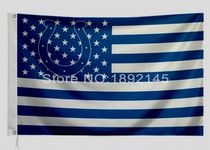 Foreign trade Olive Colts outdoor Flag NFL Indianapolis Colts Stripe USA Flag