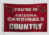 Foreign trade olive Cardinals outdoor Flag NFL Arizona Cardinals Country Flag