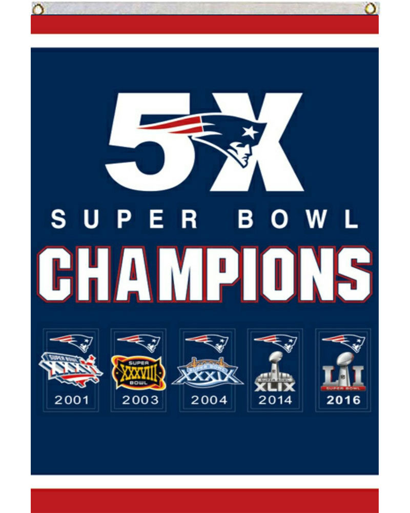 2017 Foreign Trade Patriots champion flag NFL New England Patriots Flag A9