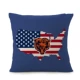 American Olive Team Stars Banner Bar Trang trí bóng đá NFL Gối Fan Gift Gift DIY Team Gối - bóng bầu dục
