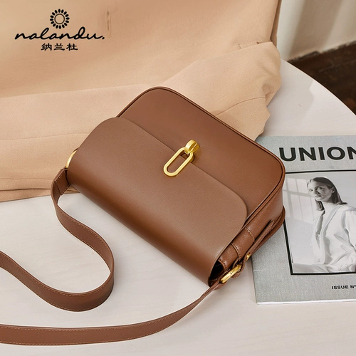 纳兰杜 Модная сумка через плечо, сумка на одно плечо, из натуральной кожи, 2023, премиум класс