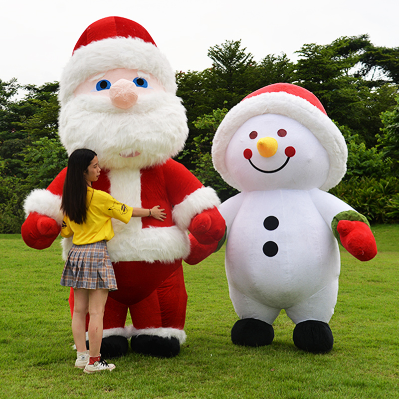 Inflatable Man Puppet Clothing Santa Dolls costumes Occasional Snowman Katong People Occasional Clothing Christmas Day Reindeer-Taobao