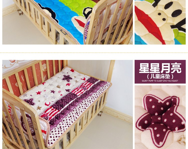 Có thể gập lại mẫu giáo ngủ trưa flannel san hô nhung trẻ em thảm là cũi bọ cạp có thể giặt nhà nệm giá rẻ