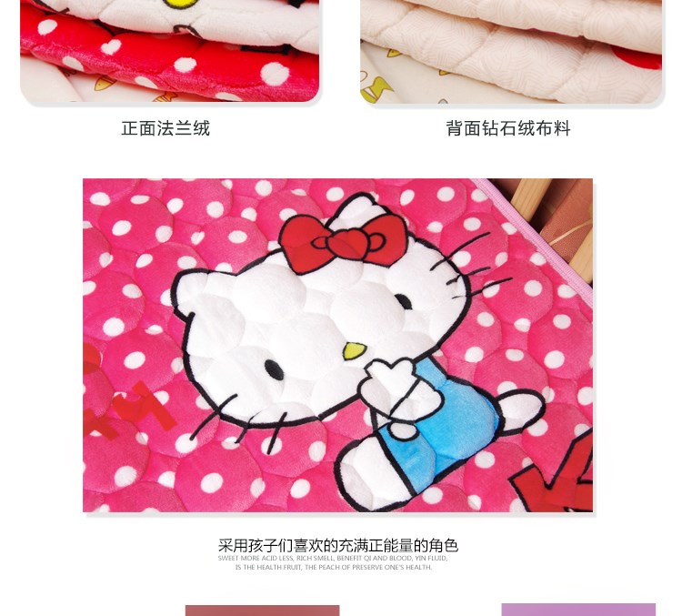 Có thể gập lại mẫu giáo ngủ trưa flannel san hô nhung trẻ em thảm là cũi bọ cạp có thể giặt nhà nệm giá rẻ