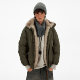 MADWITCH American retro fur collar mountain carving cotton jacket MADWITCH American retro fur collar mountain carving cotton jacket