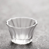 Dust Heart Tang Liuli Glass tea cup Heat-resistant Jianzhan Tea cup Home office tea mini personal tea cup