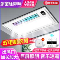 Embedded Kitchen Sandbar Special Lighting Two-in-one Air Conditioning Integrated Ceiling Cold Overhang Fan Cold Blower Upgrade