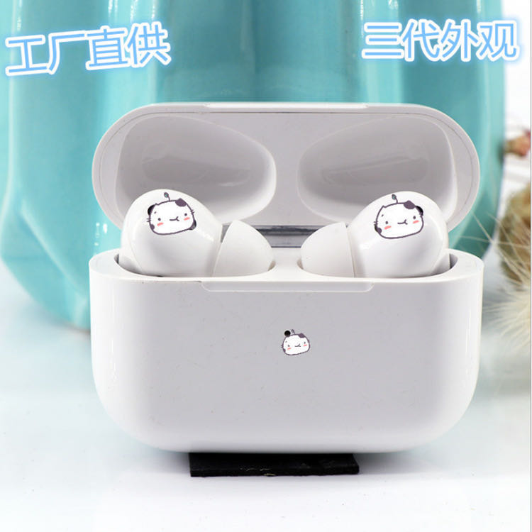 Three generations of wireless Bluetooth headphone earplugs in ear style driving extra-long standby macaron multicolored versatile pro3 batch fa