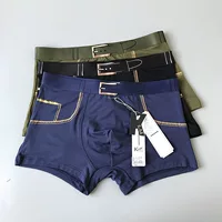 Đồ lót nam mid-boy boyshort Kaduff sợi tre thanh niên đàn hồi thoáng khí nam bốn góc quần trực tiếp quan sip nam