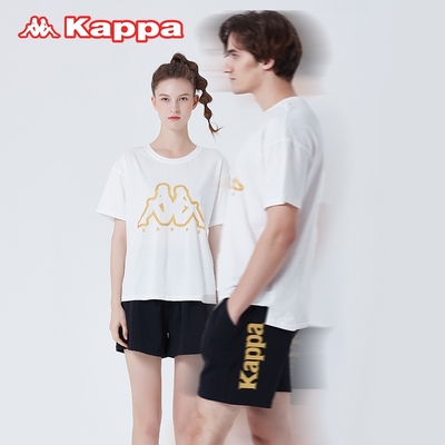 Kappa/卡帕棉运动外穿薄款短袖五分裤情侣家居服 1