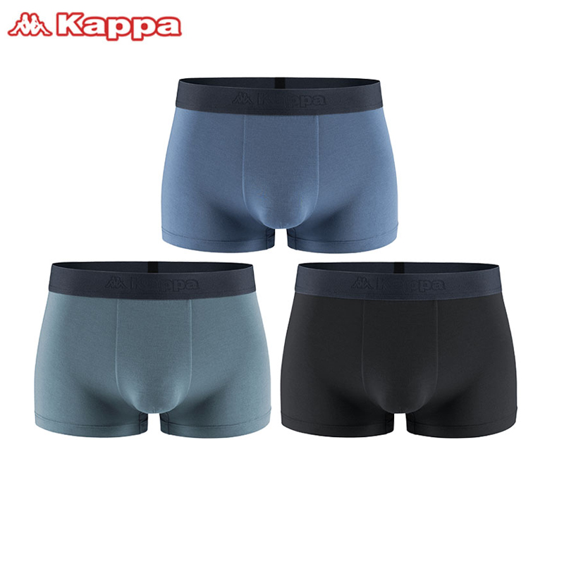 Kappa 卡帕 KP9K11 50支冰丝超细莫代尔棉 男式内裤 3条装 双重优惠折后￥59包邮