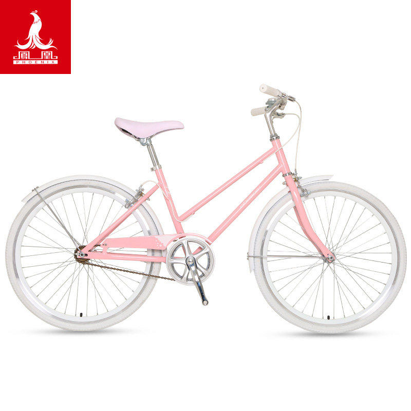 Phoenix bicycle Female male lightweight adult adult student 24-inch female lady to work ordinary duty single-speed bicycle