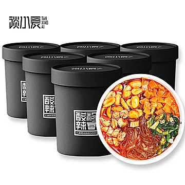 【6桶装】正品谈小爱酸辣粉