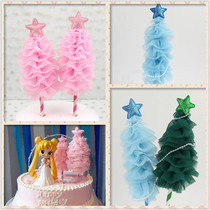 New handmade DIY pink girl heart birthday cake decoration Christmas Tree girl dessert table layout boutique